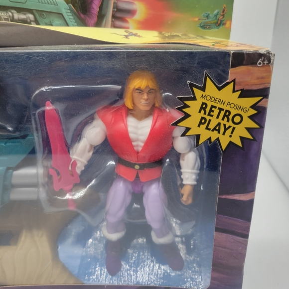 Prince Adam With Sky Sled Figurine & Vehicule Masters Of The Universe Origins Mattel 14 Cm Bis 887961893243 Kingdom Figurine.fr